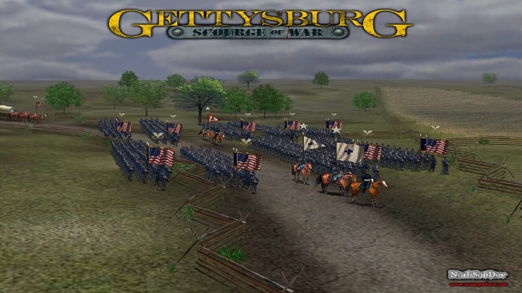 Captura de pantalla - Scourge of War: Gettysburg