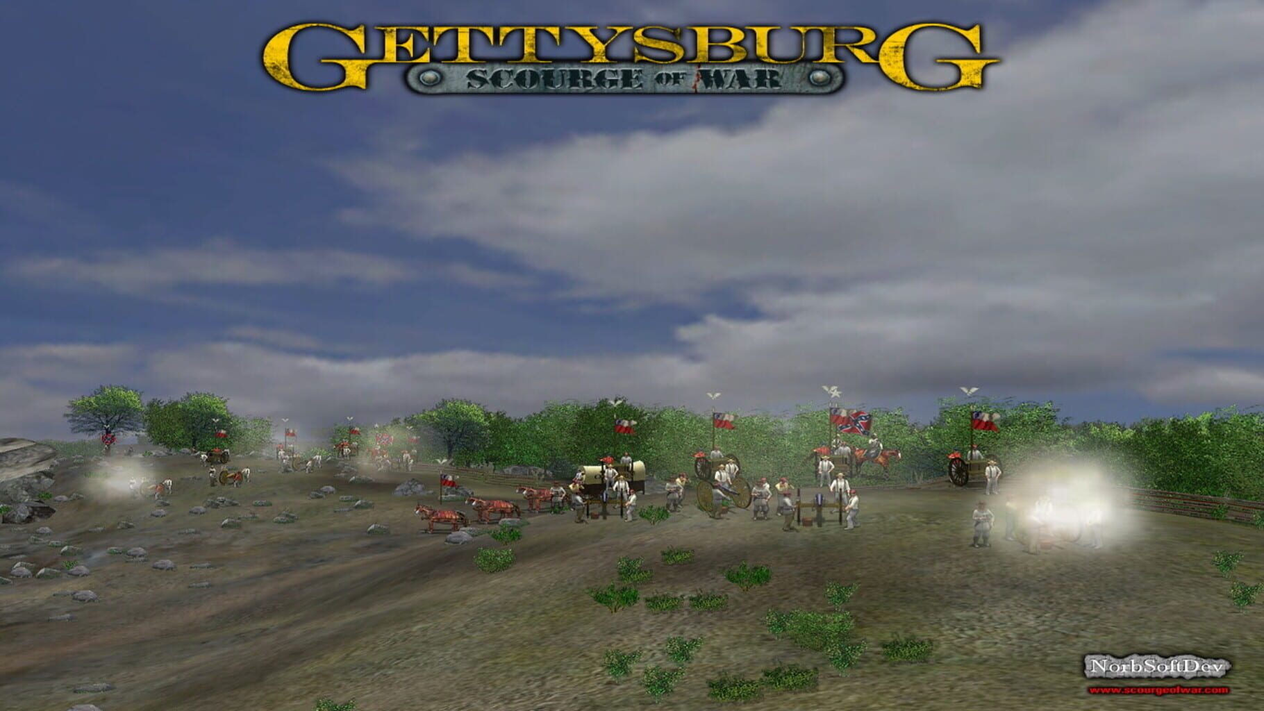 Captura de pantalla - Scourge of War: Gettysburg