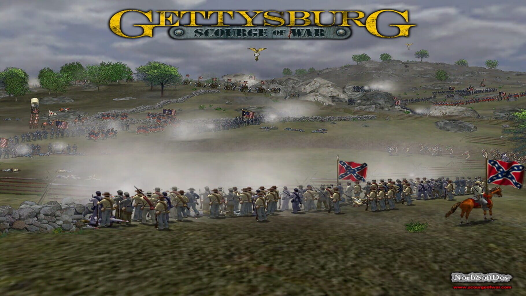 Captura de pantalla - Scourge of War: Gettysburg