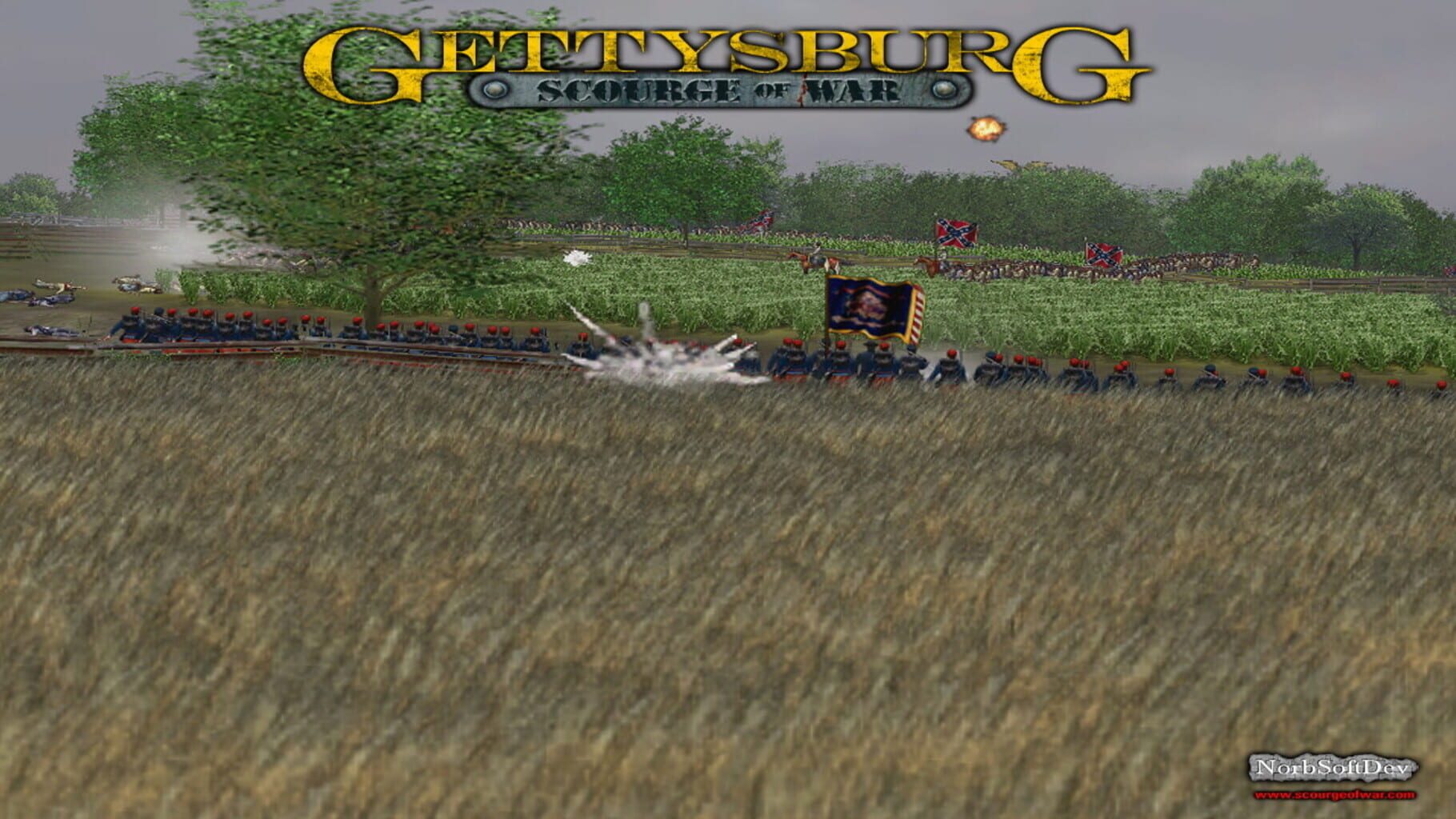 Captura de pantalla - Scourge of War: Gettysburg