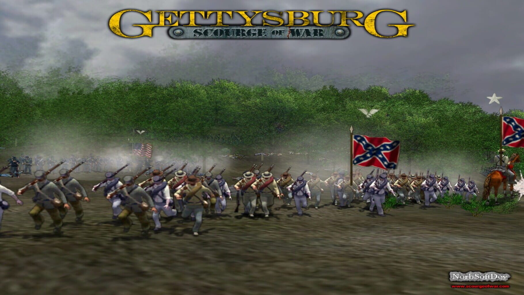 Captura de pantalla - Scourge of War: Gettysburg