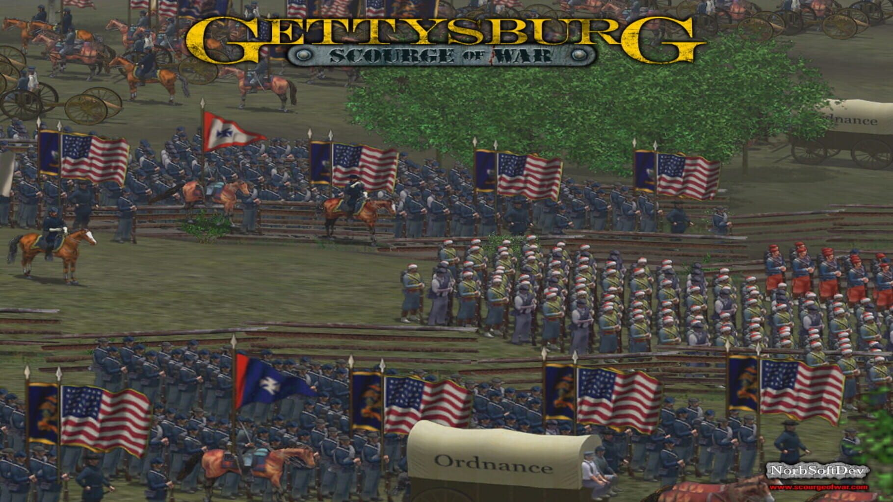 Captura de pantalla - Scourge of War: Gettysburg