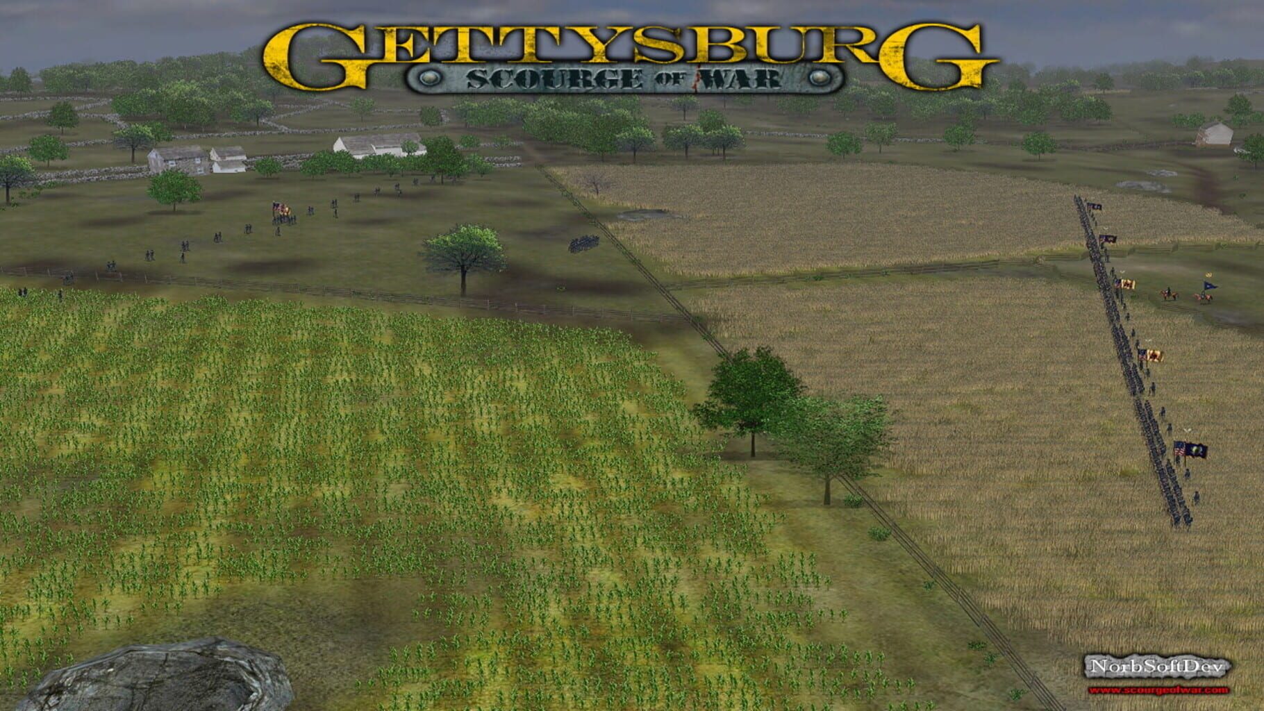 Captura de pantalla - Scourge of War: Gettysburg