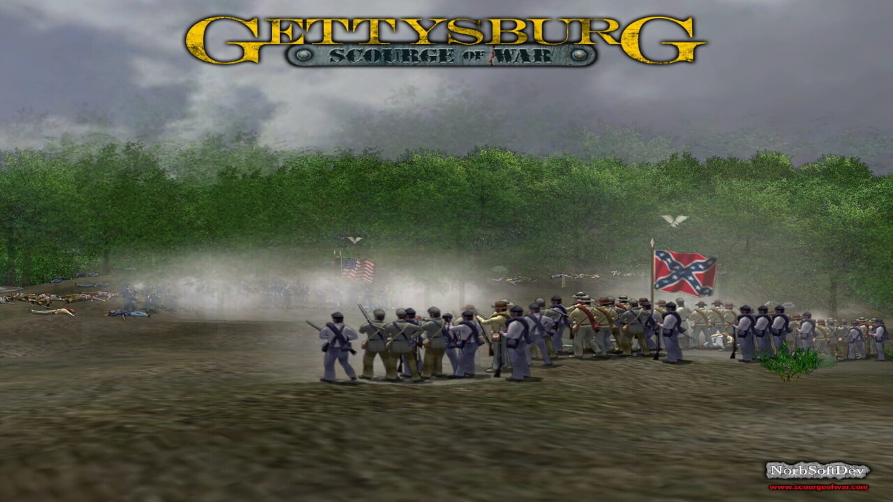 Captura de pantalla - Scourge of War: Gettysburg