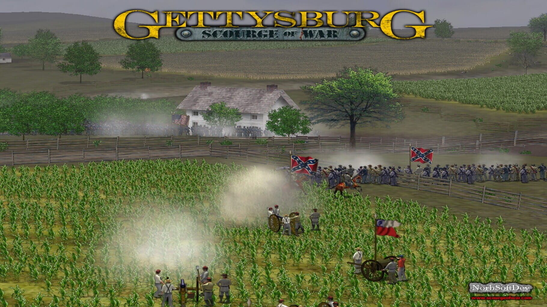 Captura de pantalla - Scourge of War: Gettysburg