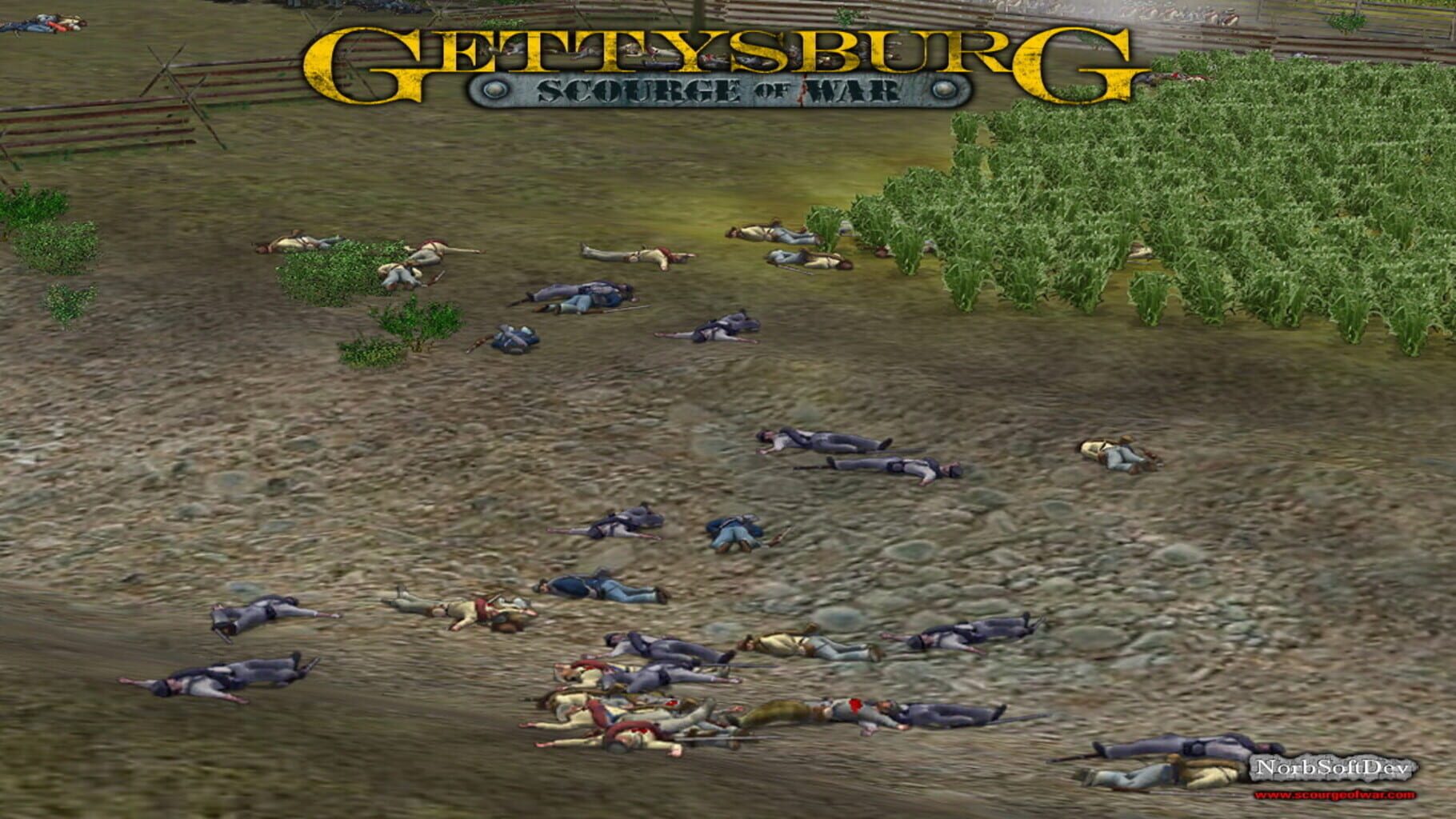 Captura de pantalla - Scourge of War: Gettysburg