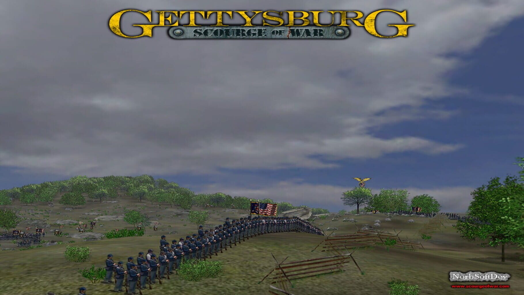 Captura de pantalla - Scourge of War: Gettysburg