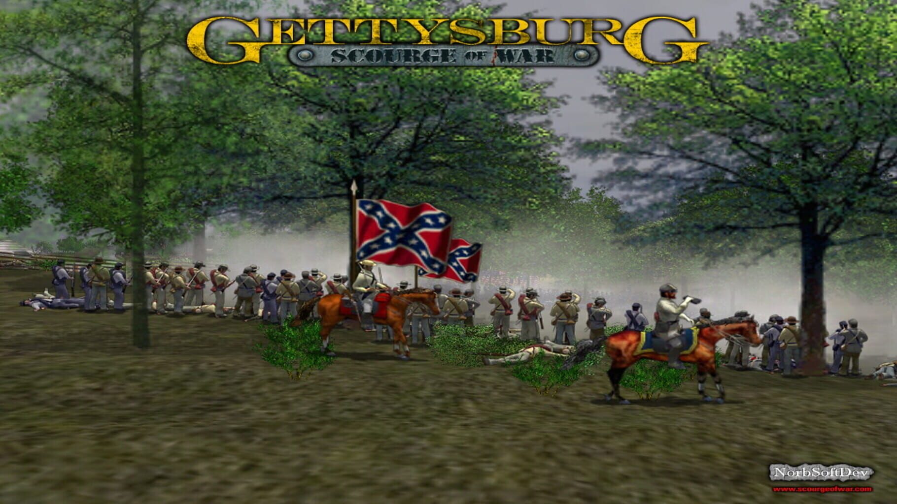 Captura de pantalla - Scourge of War: Gettysburg