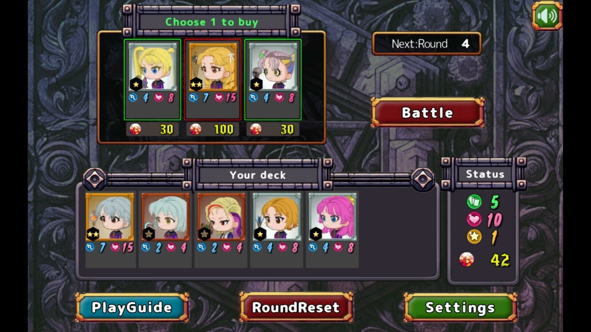 Magical School Girls Battle Arena - Screenshot