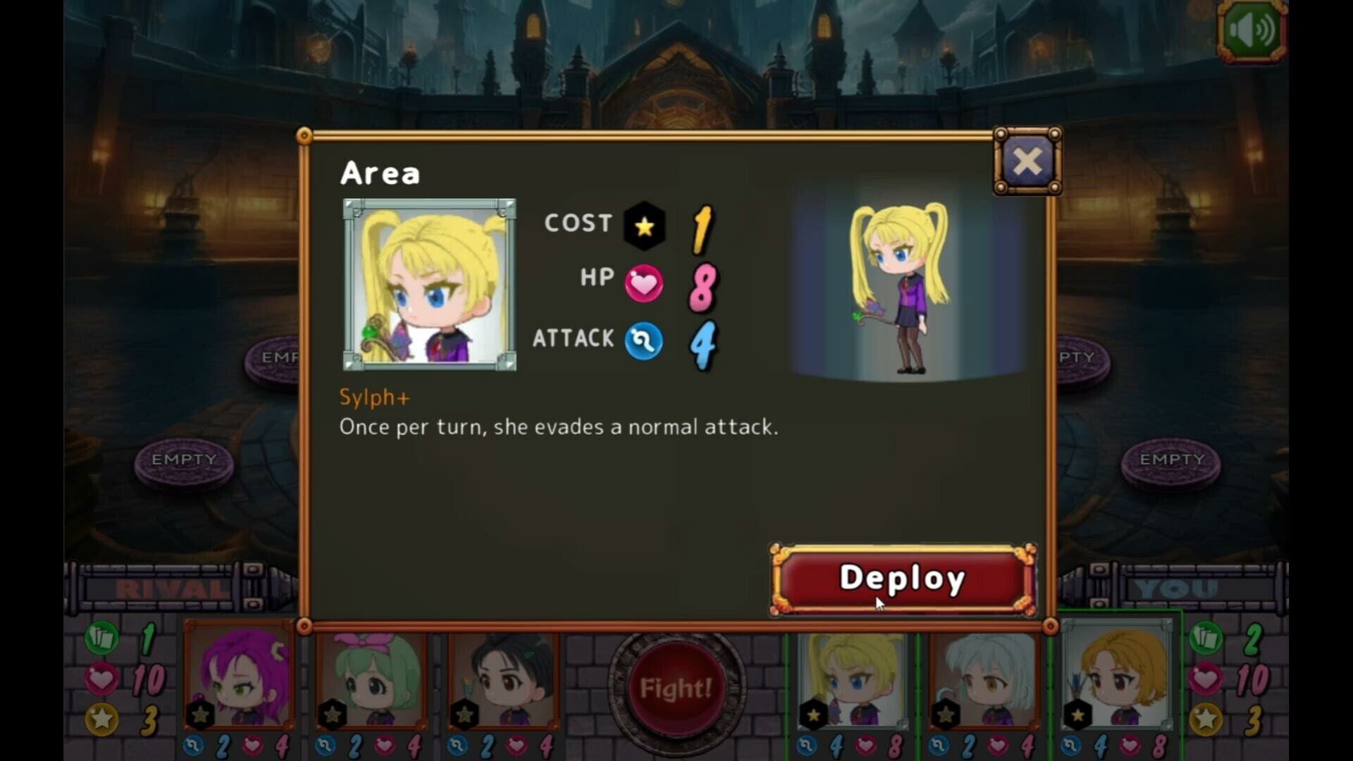 Magical School Girls Battle Arena - Screenshot
