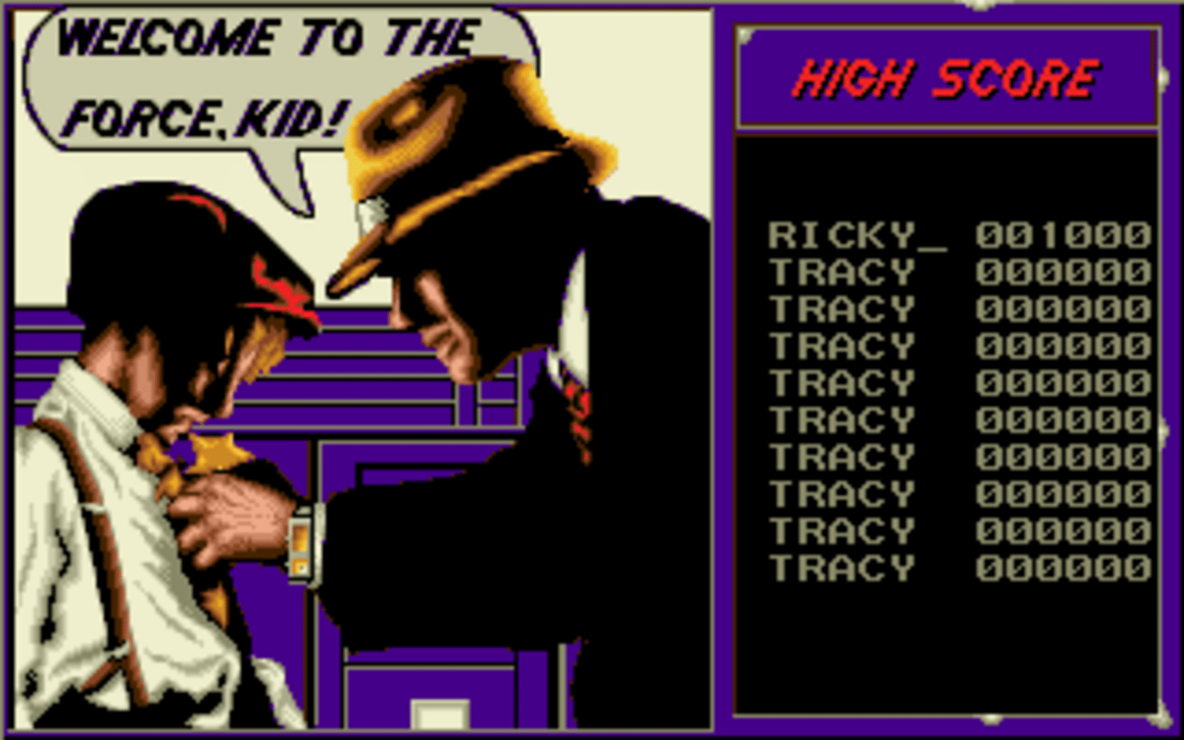 Dick Tracy screenshot