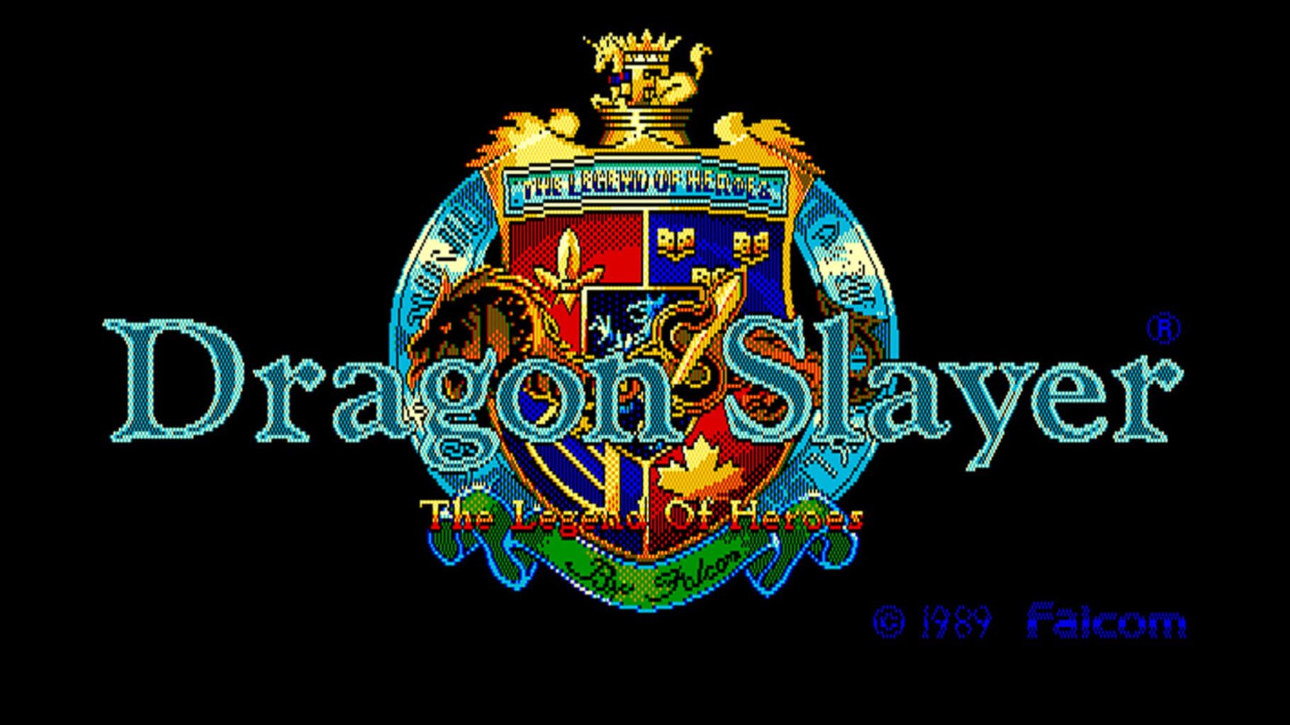 Eggconsole Dragon Slayer: The Legend of Heroes PC-8801mkIISR screenshot