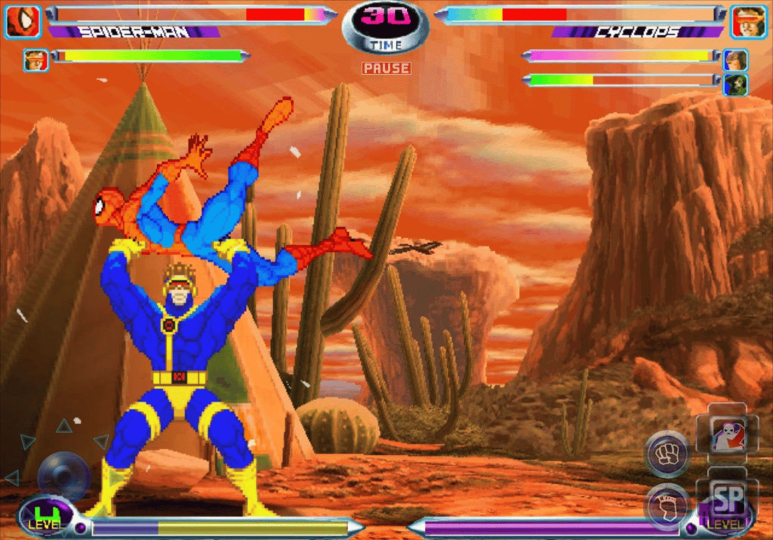 Marvel vs. Capcom 2: New Age of Heroes screenshot