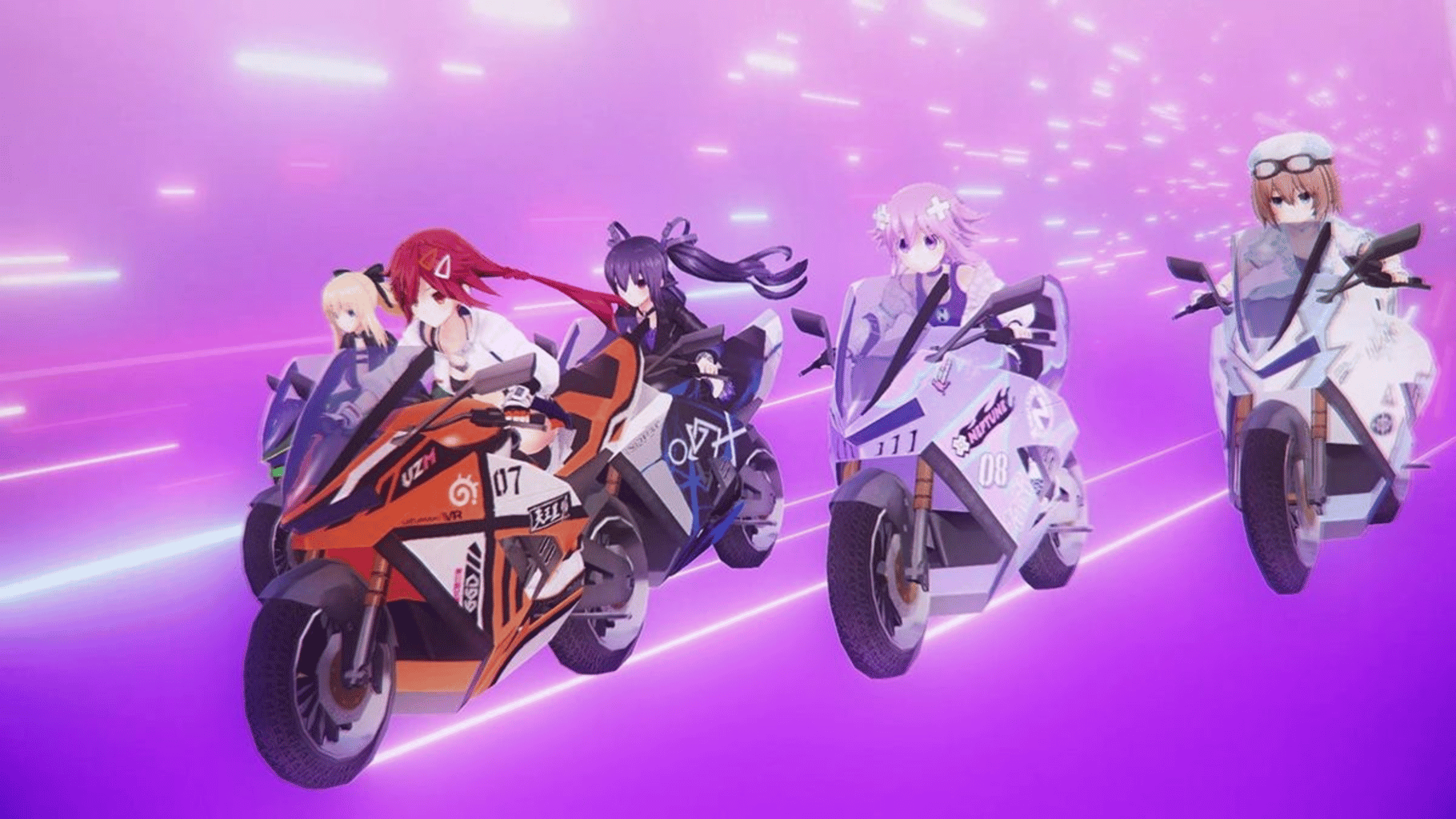 Neptunia Riders vs. Dogoos screenshot