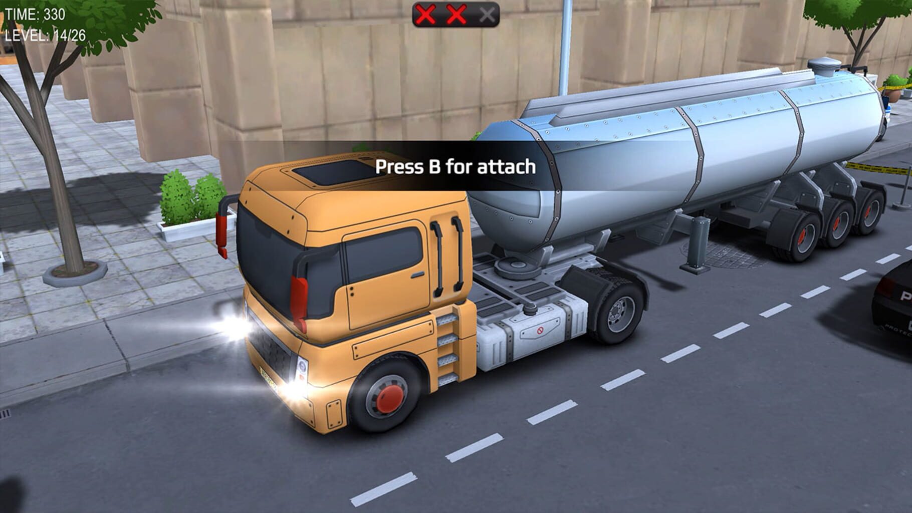 Big City Driver: Truck Parking Simulator screenshot