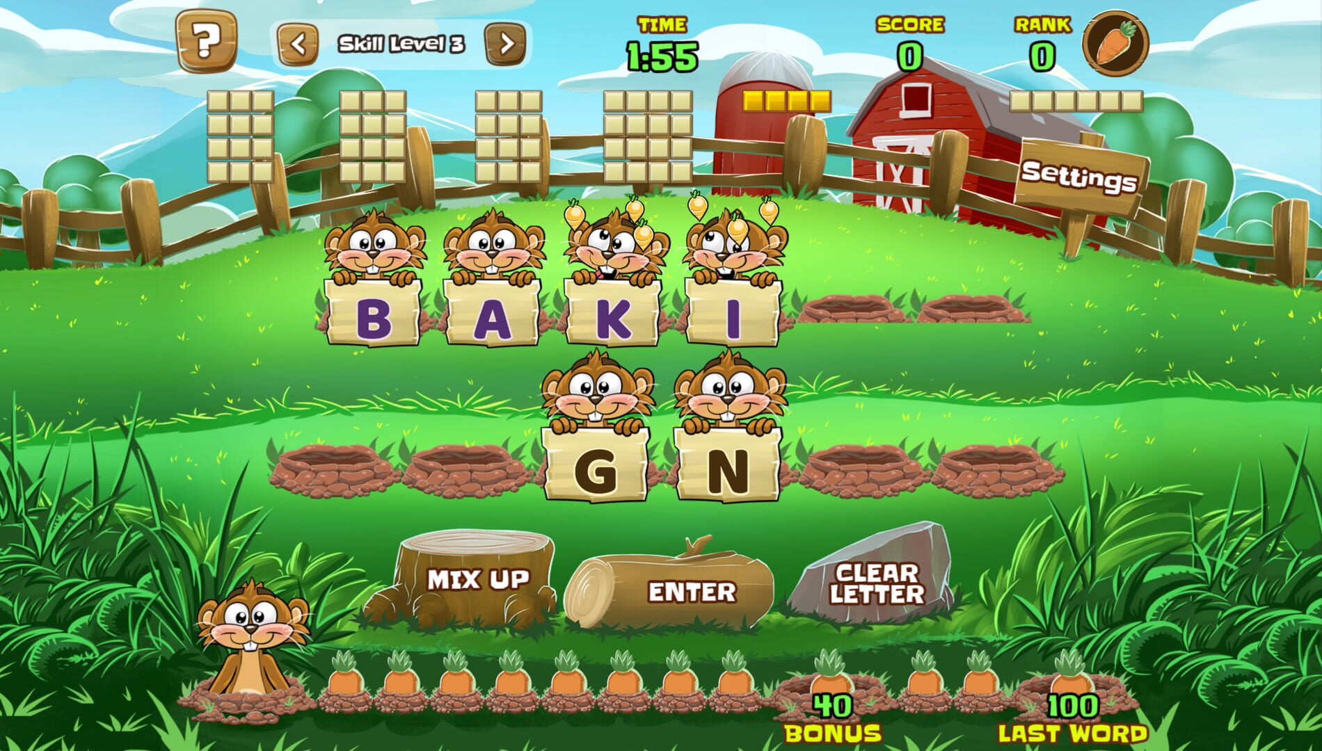 Word Whomp HD - Screenshot