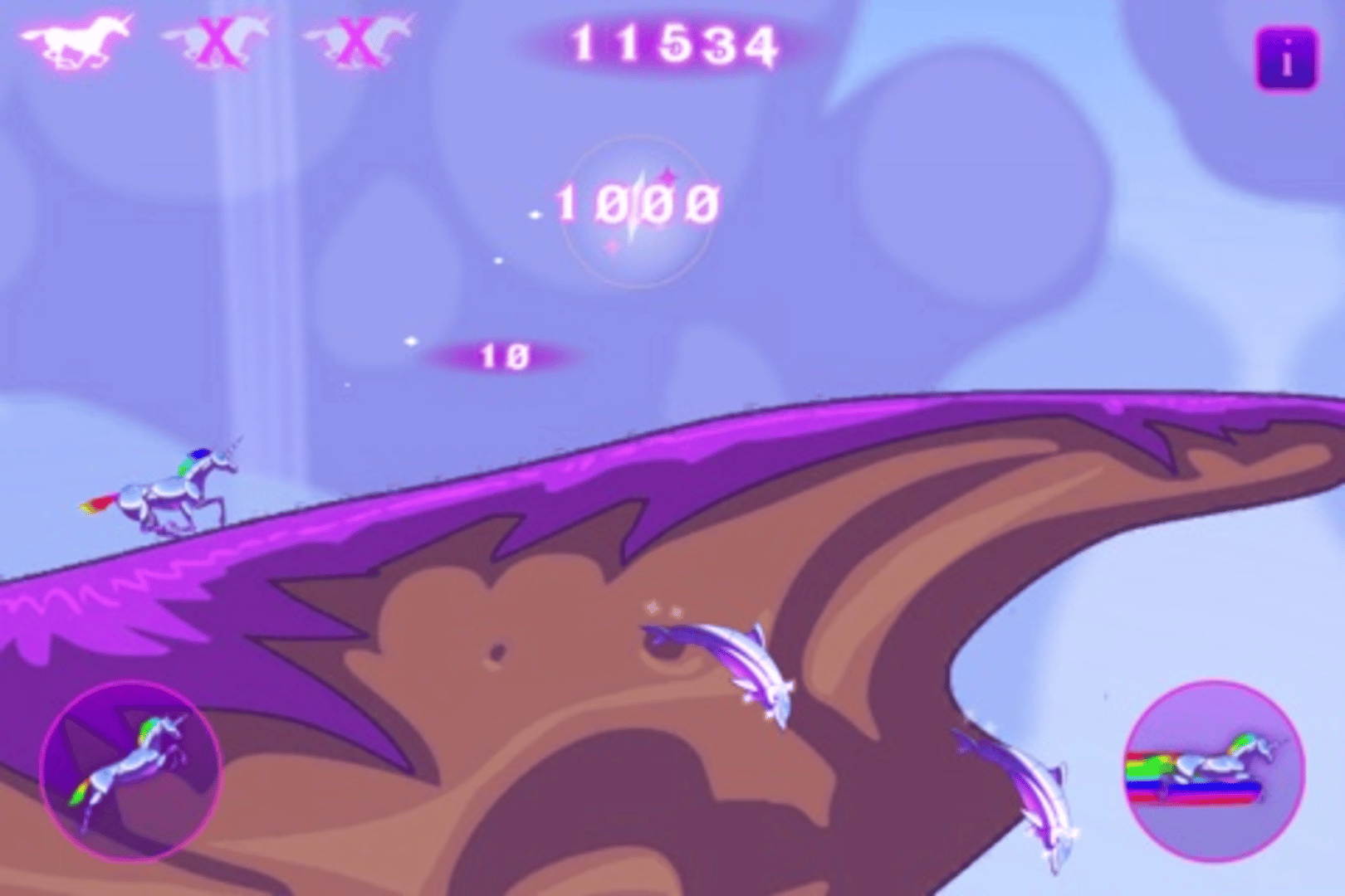 Robot Unicorn Attack screenshot