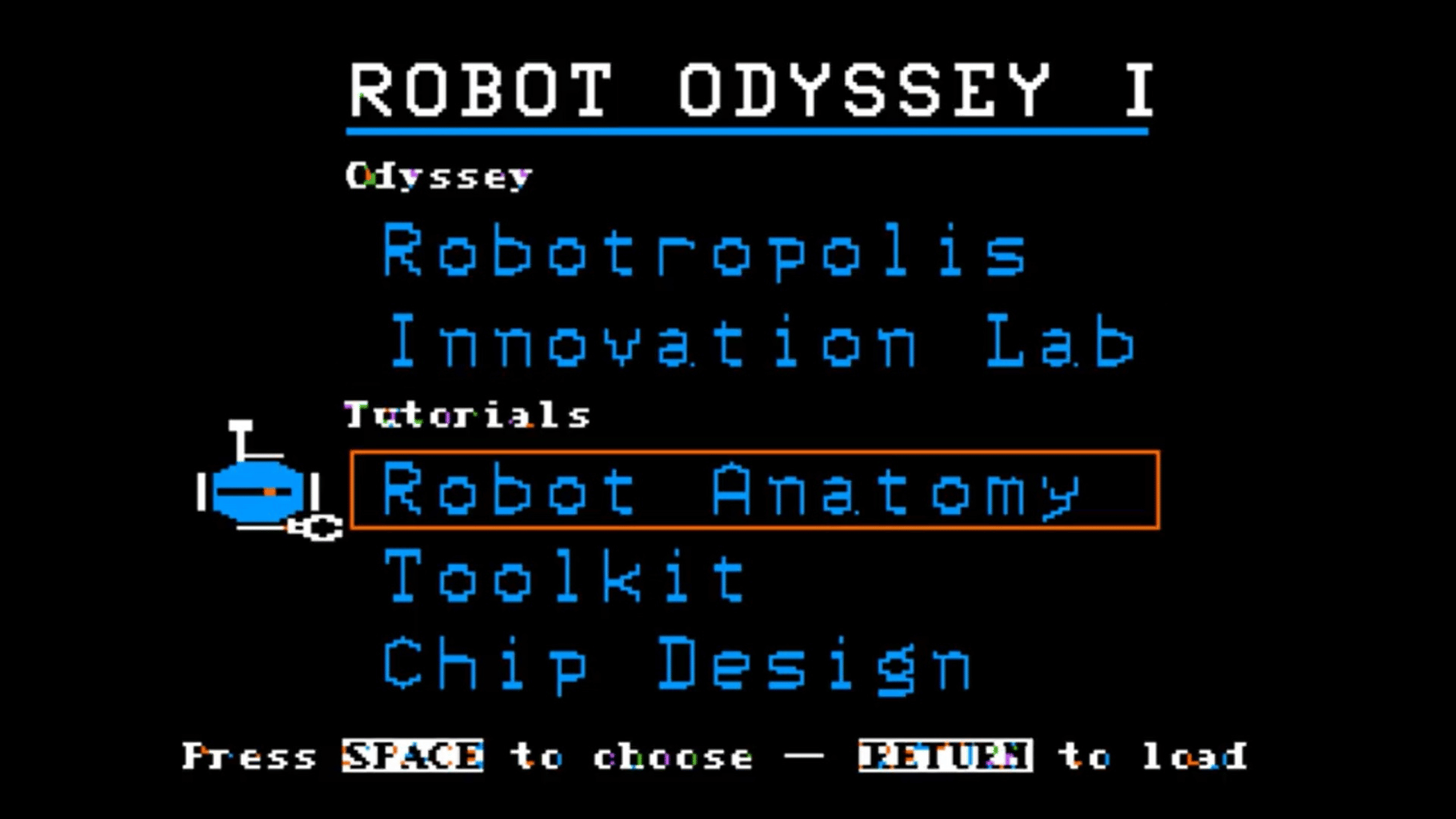 Robot Odyssey screenshot