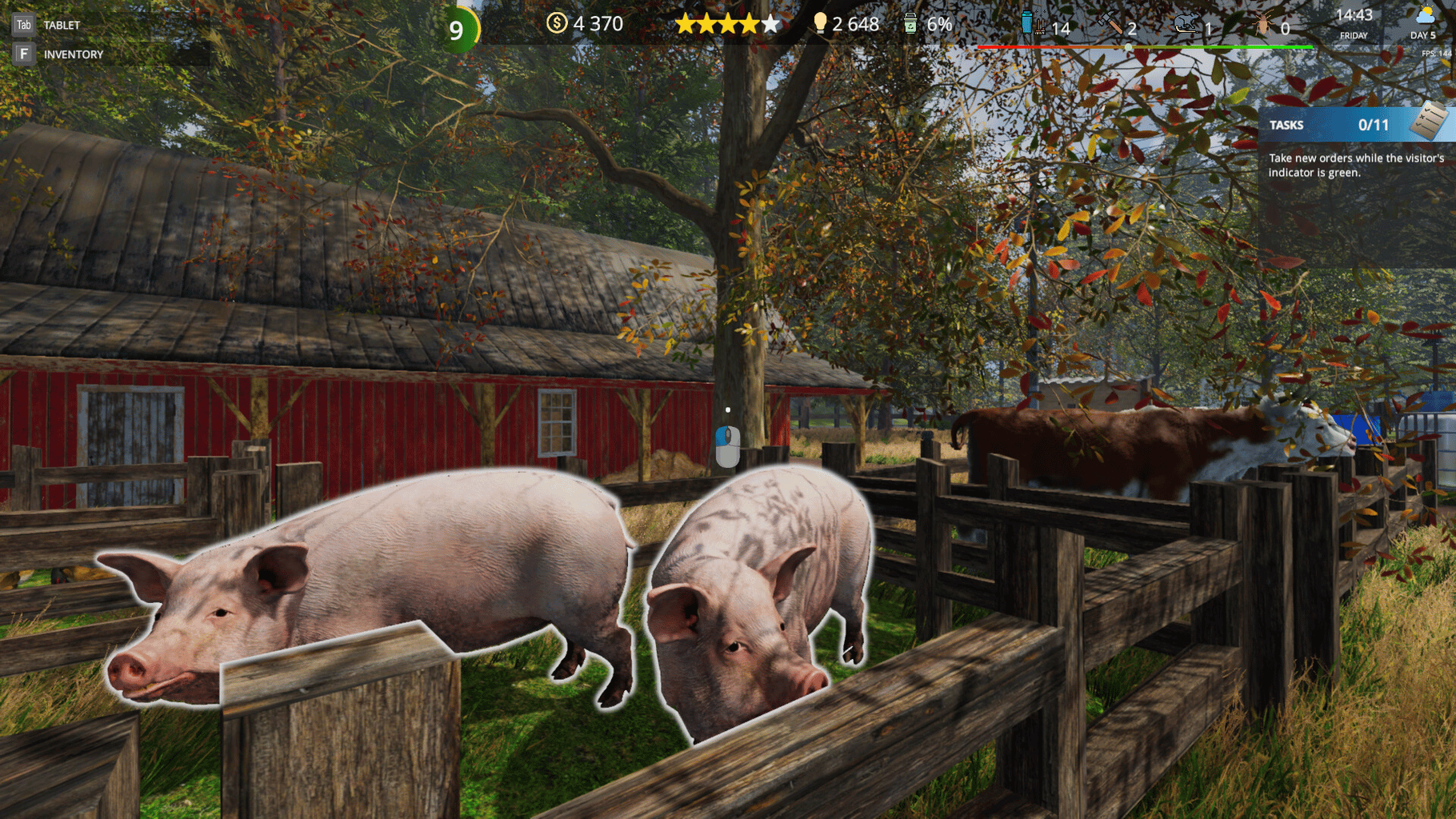 Cafe Owner Simulator: Farm DLC screenshot