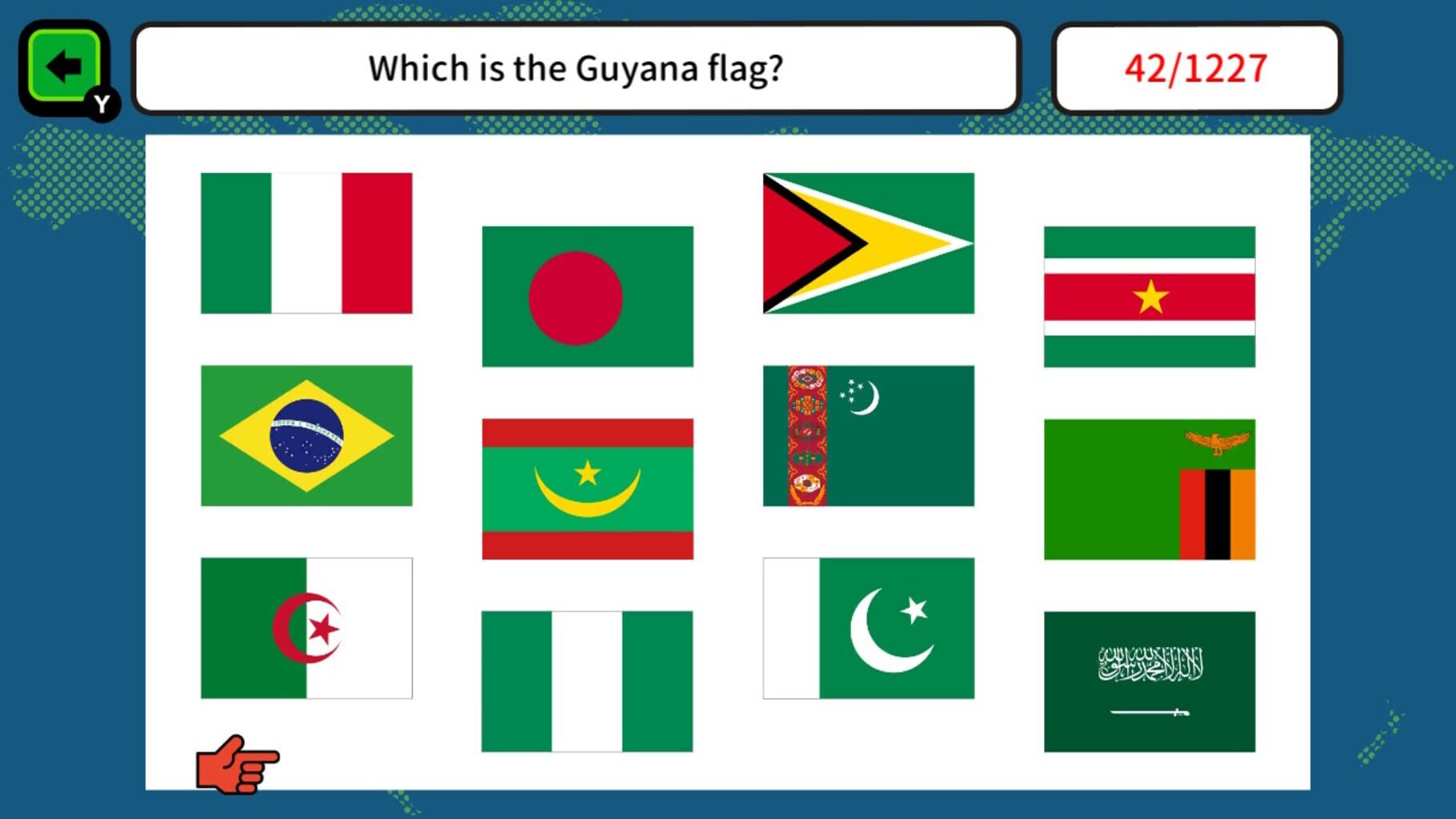 1000 Questions Quiz! National Flag screenshot