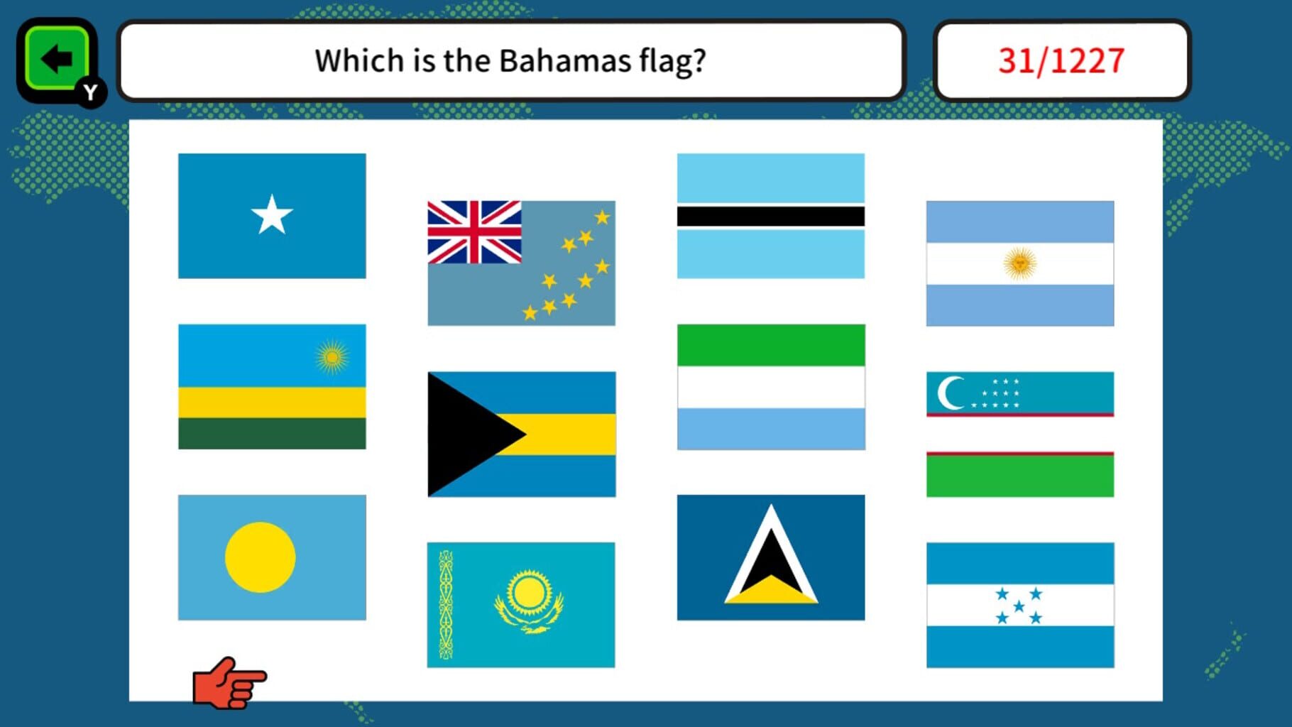 1000 Questions Quiz! National Flag screenshot