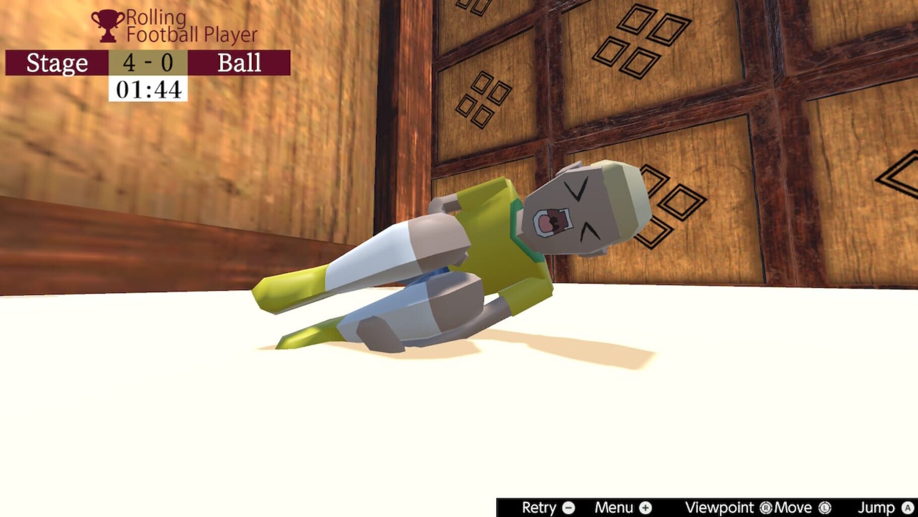 Rolling Football Player screenshot