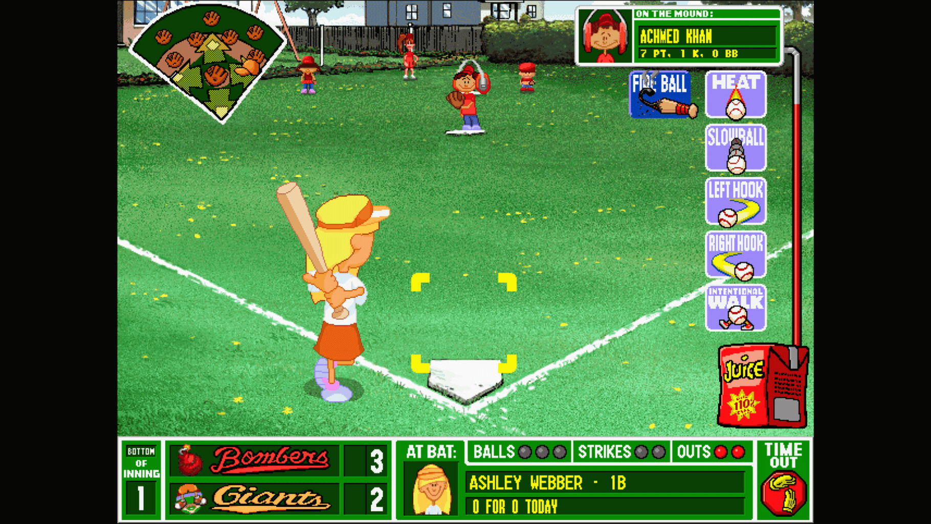 Backyard Baseball '97 screenshot