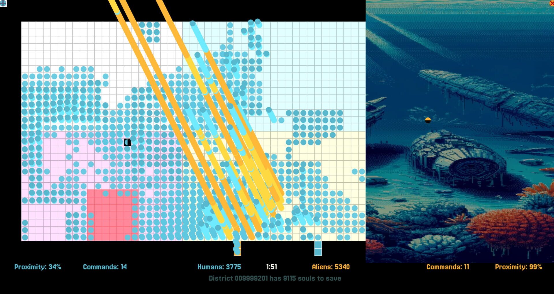 Tiny Pods Rescue: 2D Board Game Edition