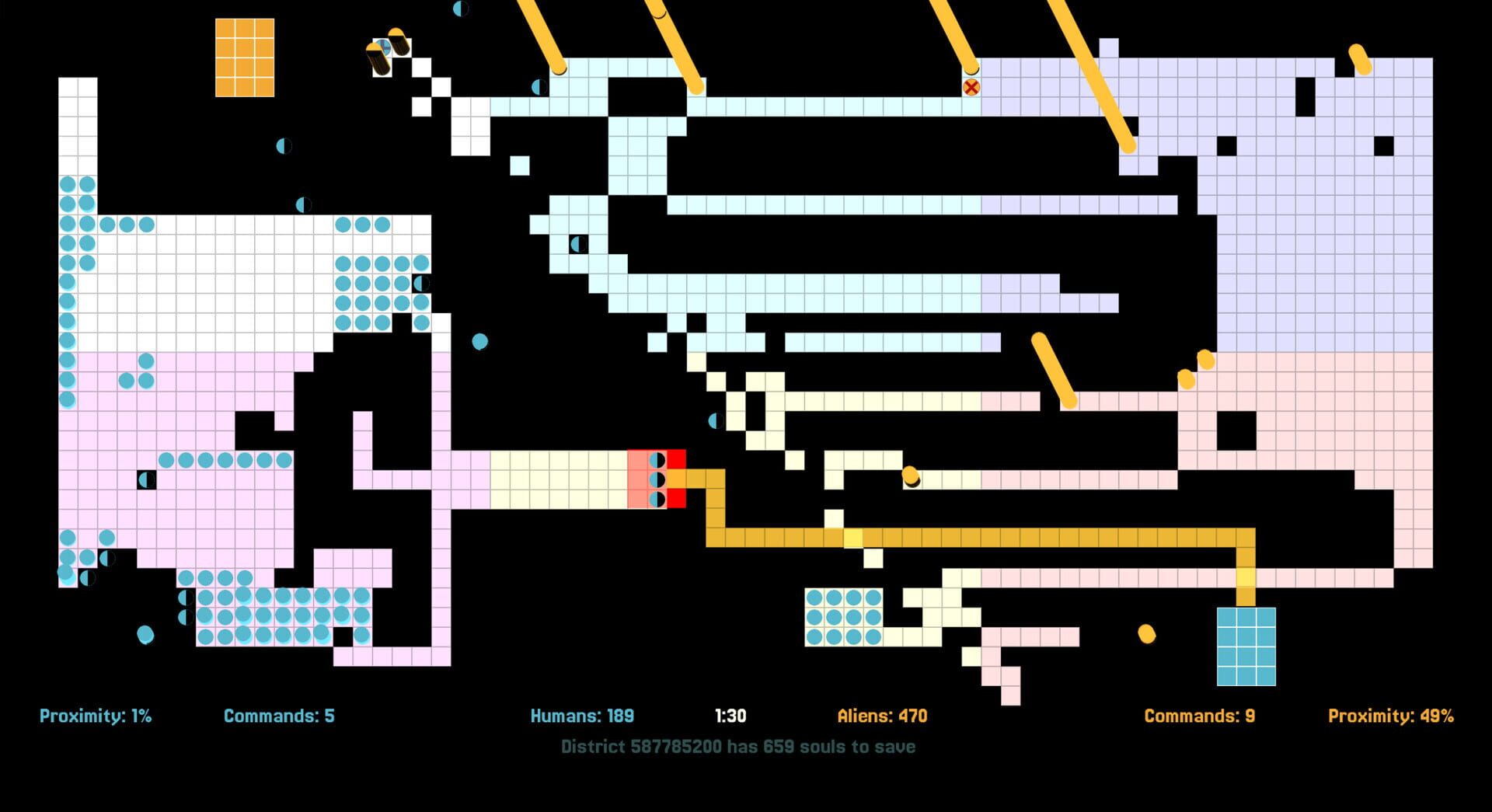 Tiny Pods Rescue: 2D Board Game Edition