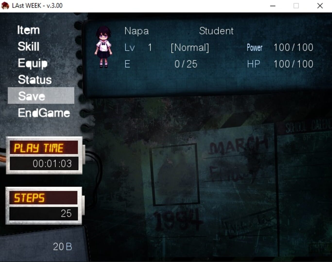 Last Week - Screenshot