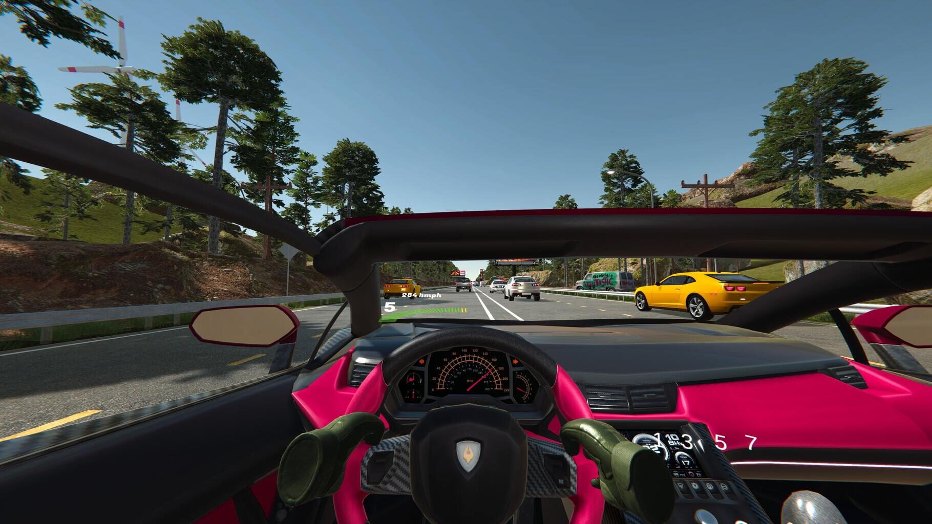 Captura de pantalla - Grand Rush VR: Highway Car Traffic Racing Simulator