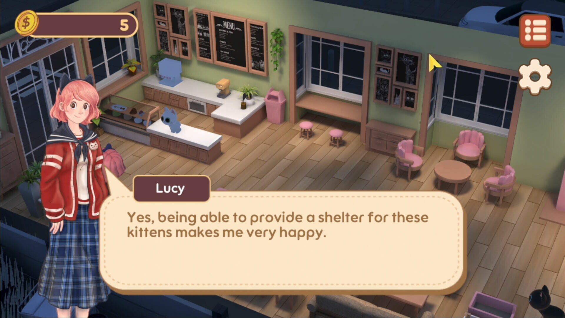 Meow Cafe - Screenshot