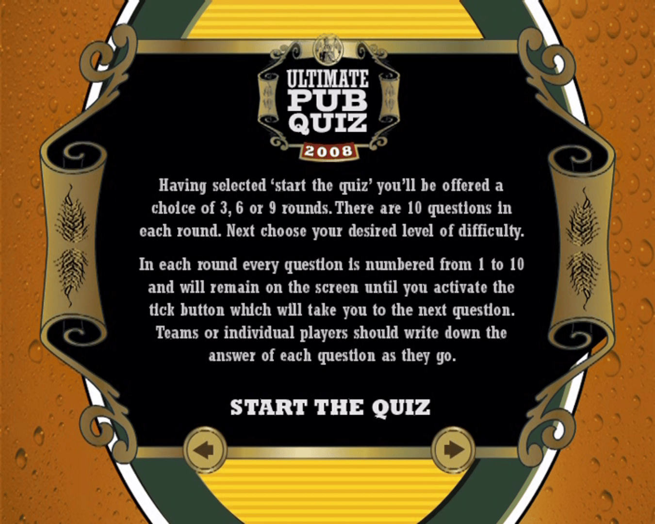 All New Ultimate Pub Quiz 2008 screenshot