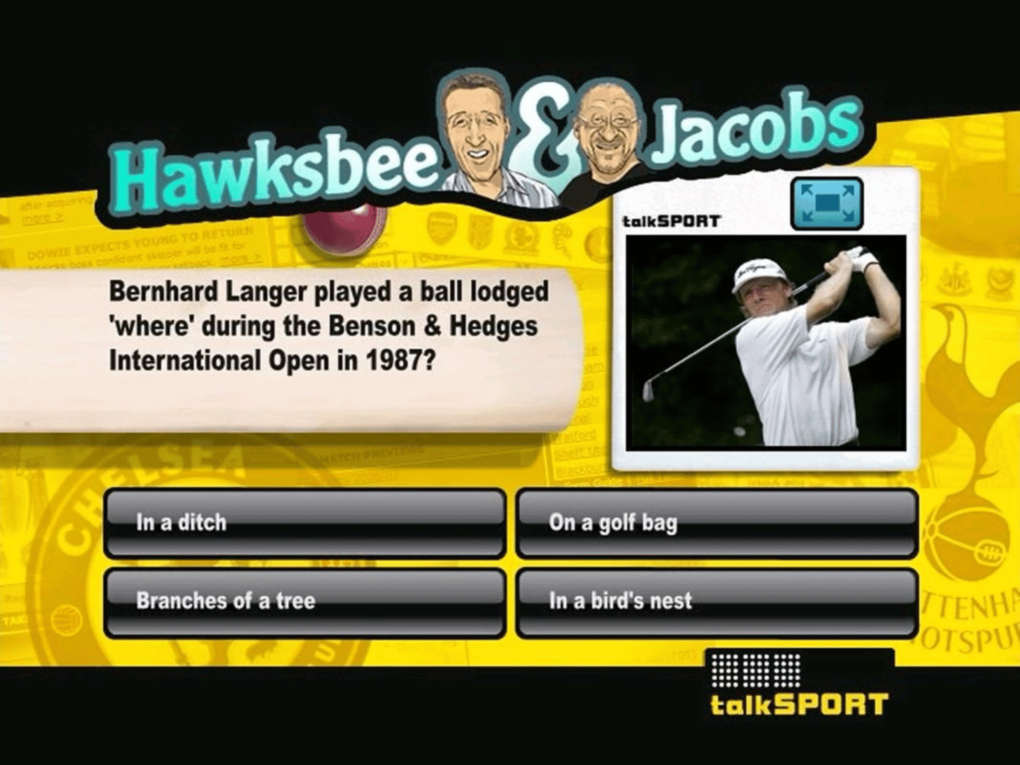 Talksport Interactive Quiz screenshot