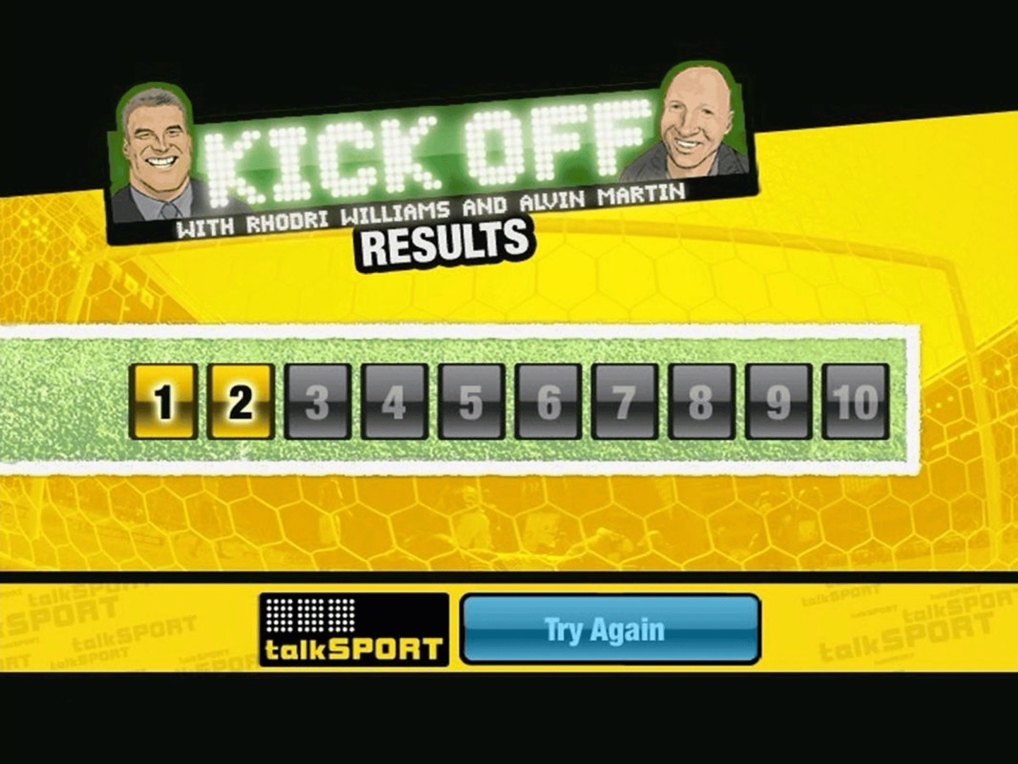 Talksport Interactive Quiz screenshot