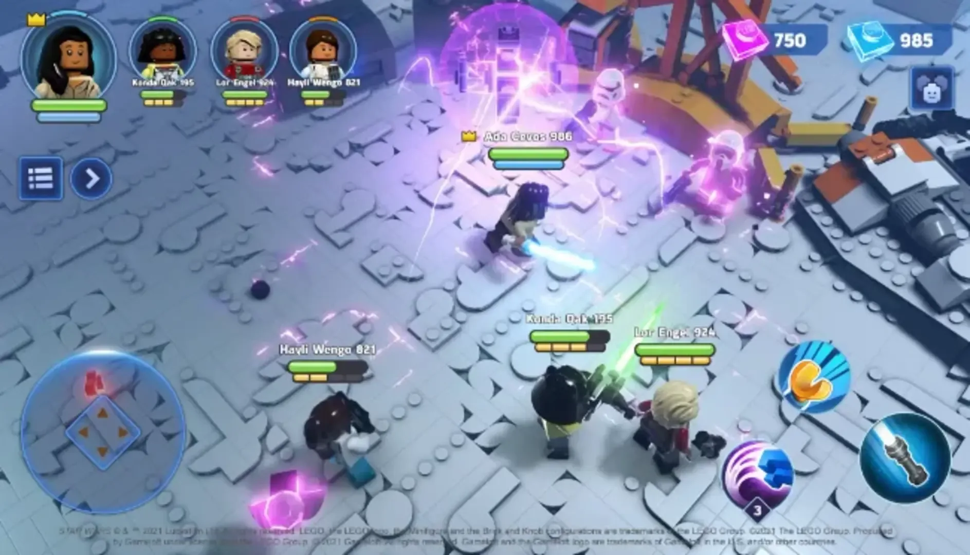 Captura de pantalla - LEGO Star Wars: Castaways