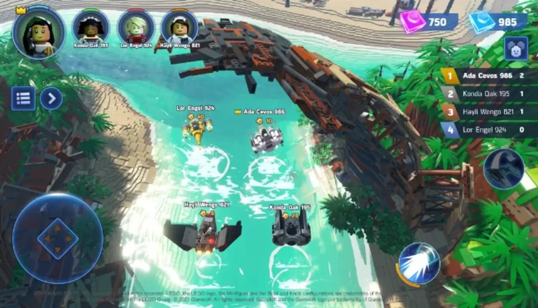 Captura de pantalla - LEGO Star Wars: Castaways