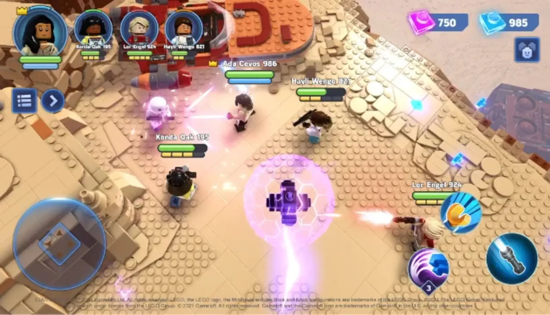 Captura de pantalla - LEGO Star Wars: Castaways