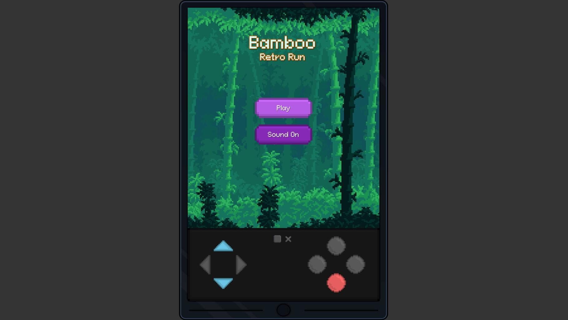 Bamboo Retro Run screenshot