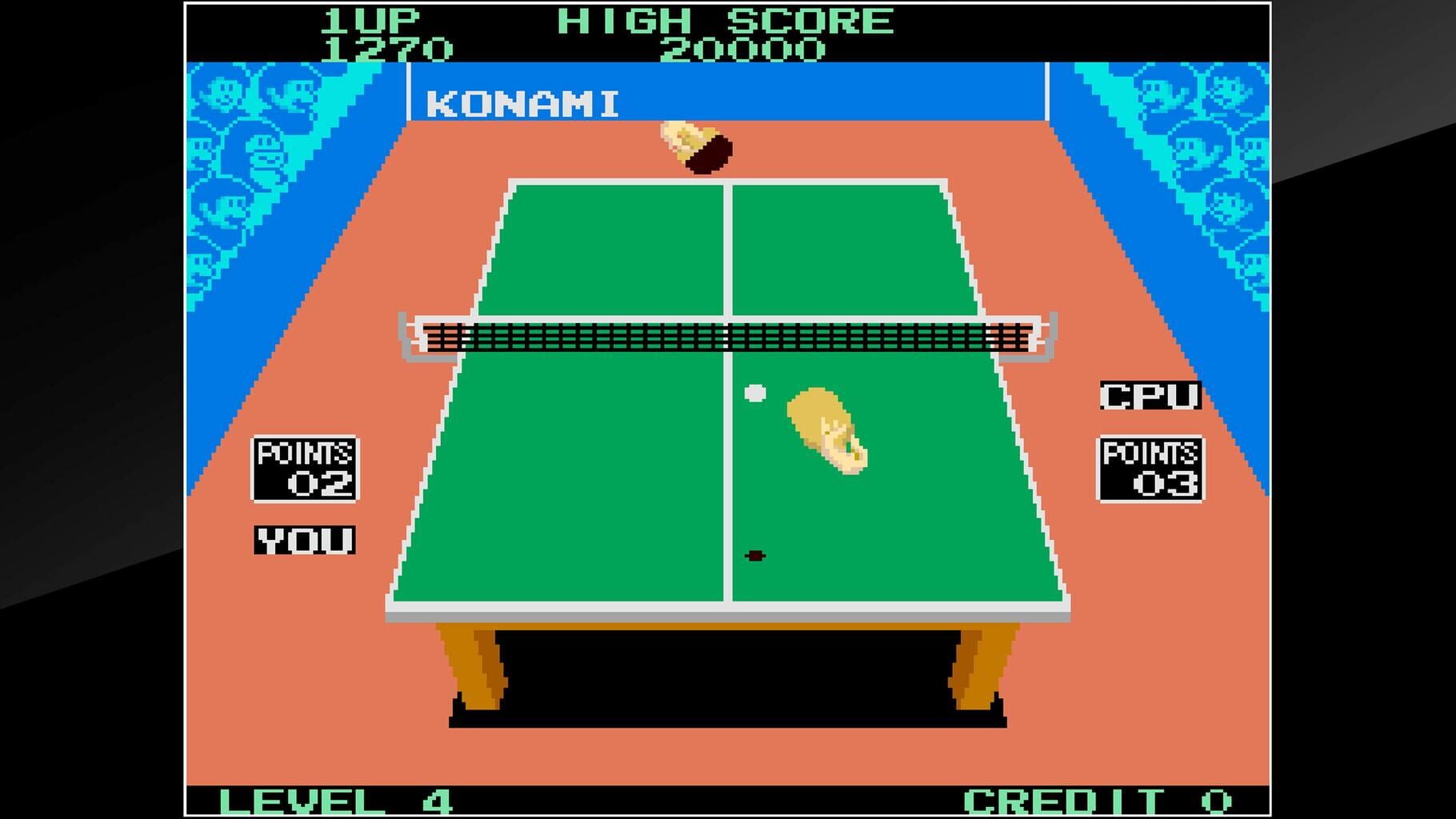 Arcade Archives: Konami's Table Tennis screenshot