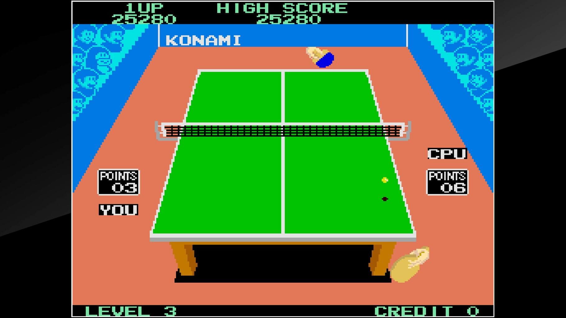 Arcade Archives: Konami's Table Tennis screenshot