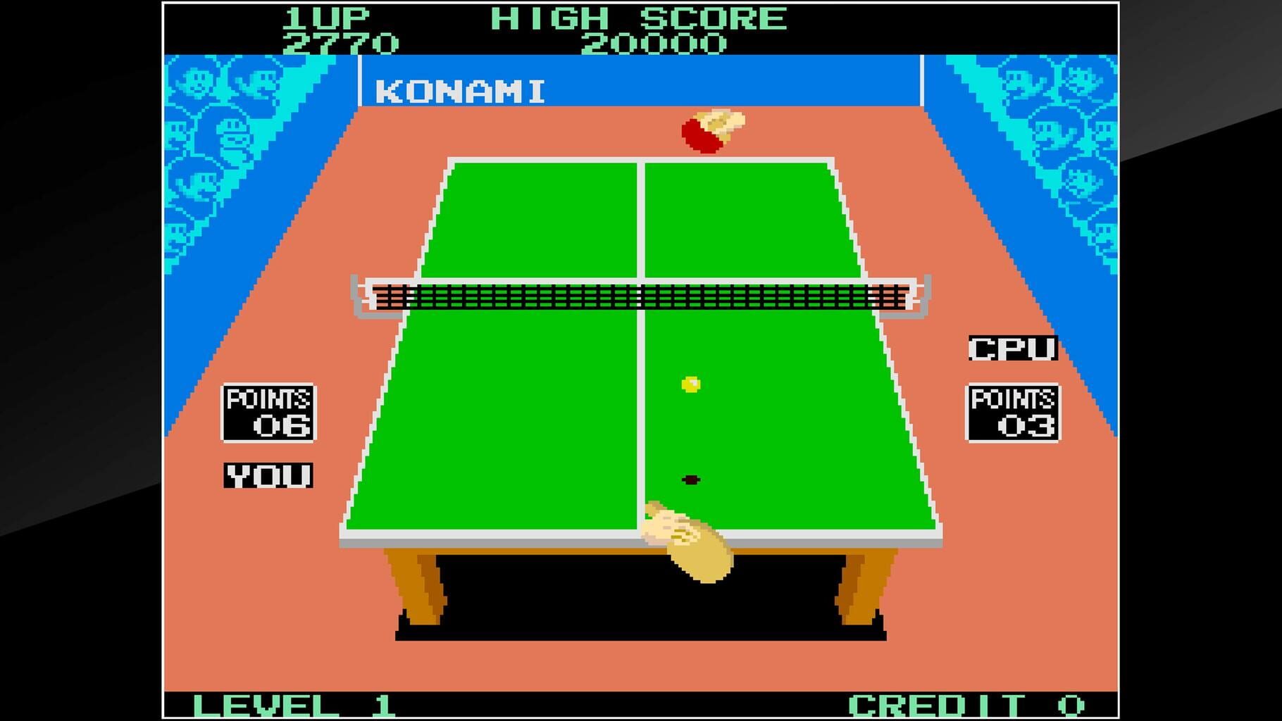 Arcade Archives: Konami's Table Tennis screenshot