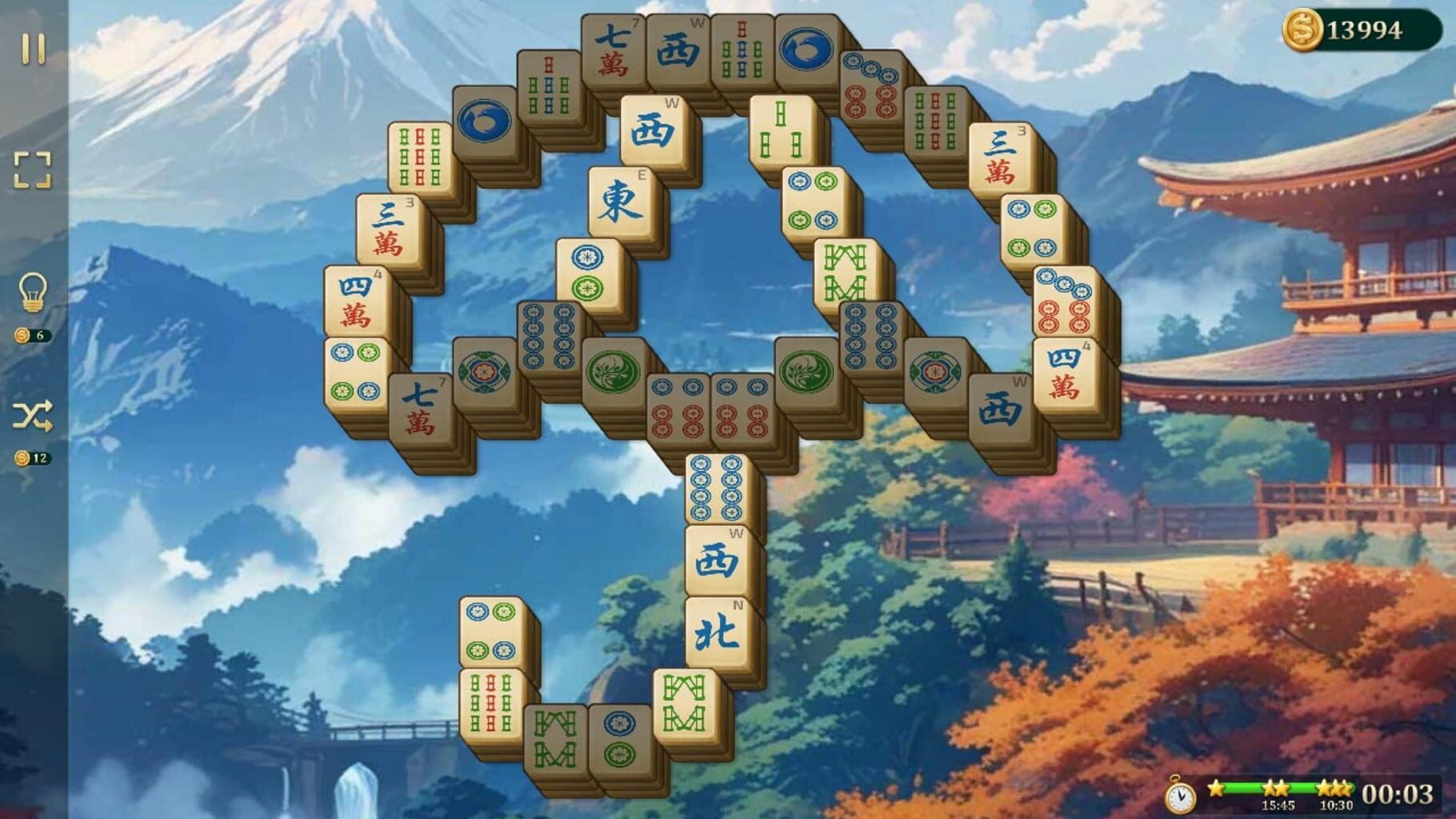 Shanghai Mahjong Solitaire Premium II