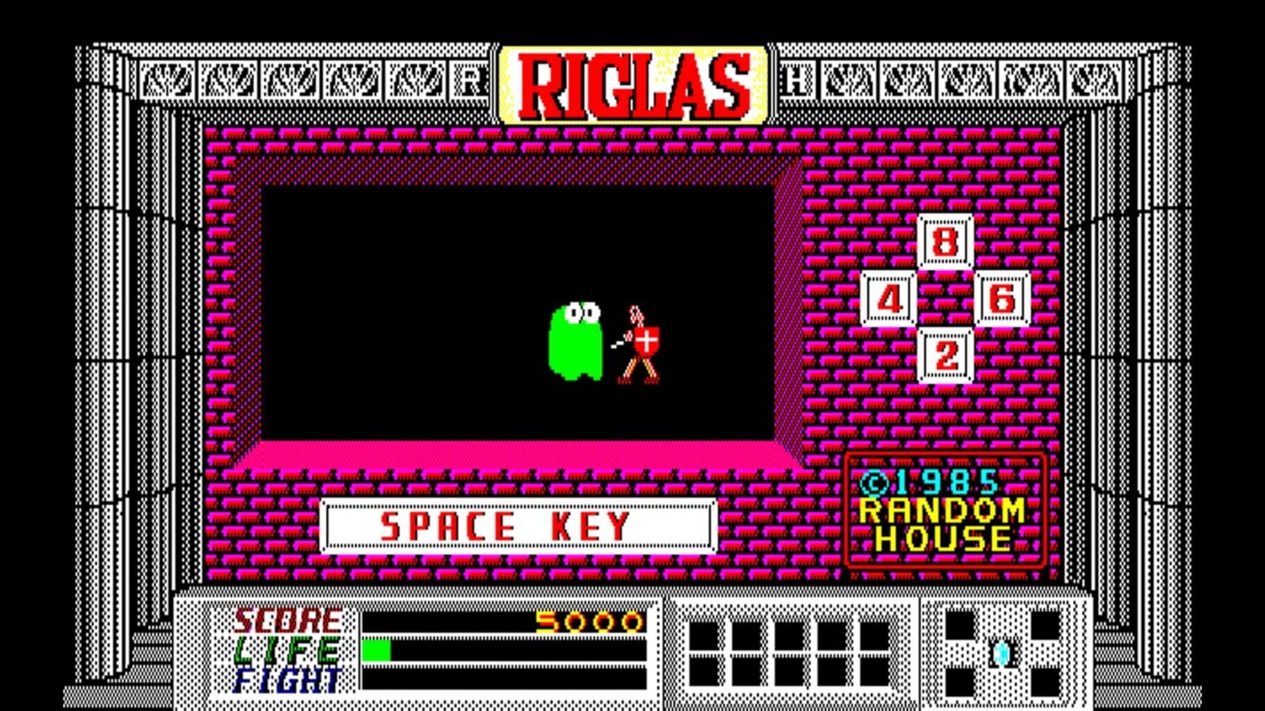 Eggconsole Riglas PC-8801 screenshot