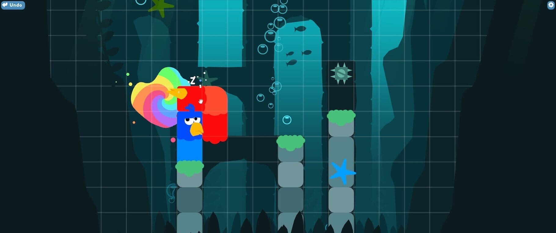 Snakebird screenshot