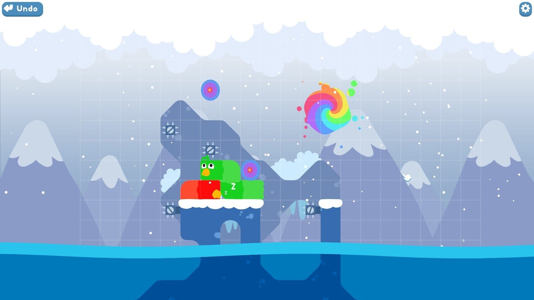 Snakebird screenshot