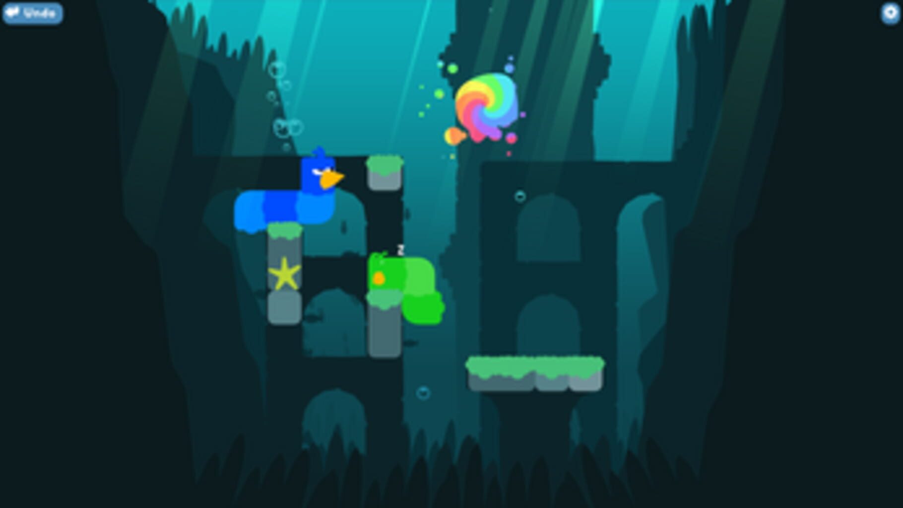 Snakebird screenshot