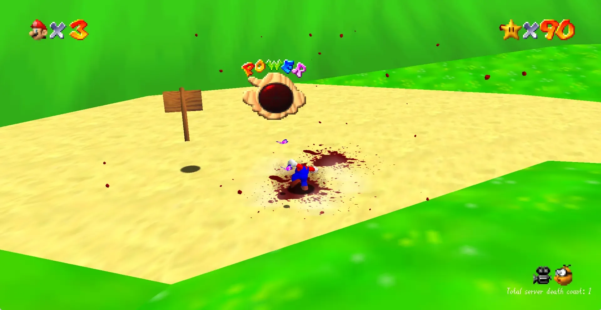 Super Mario 64: Gore/Hard-Mode