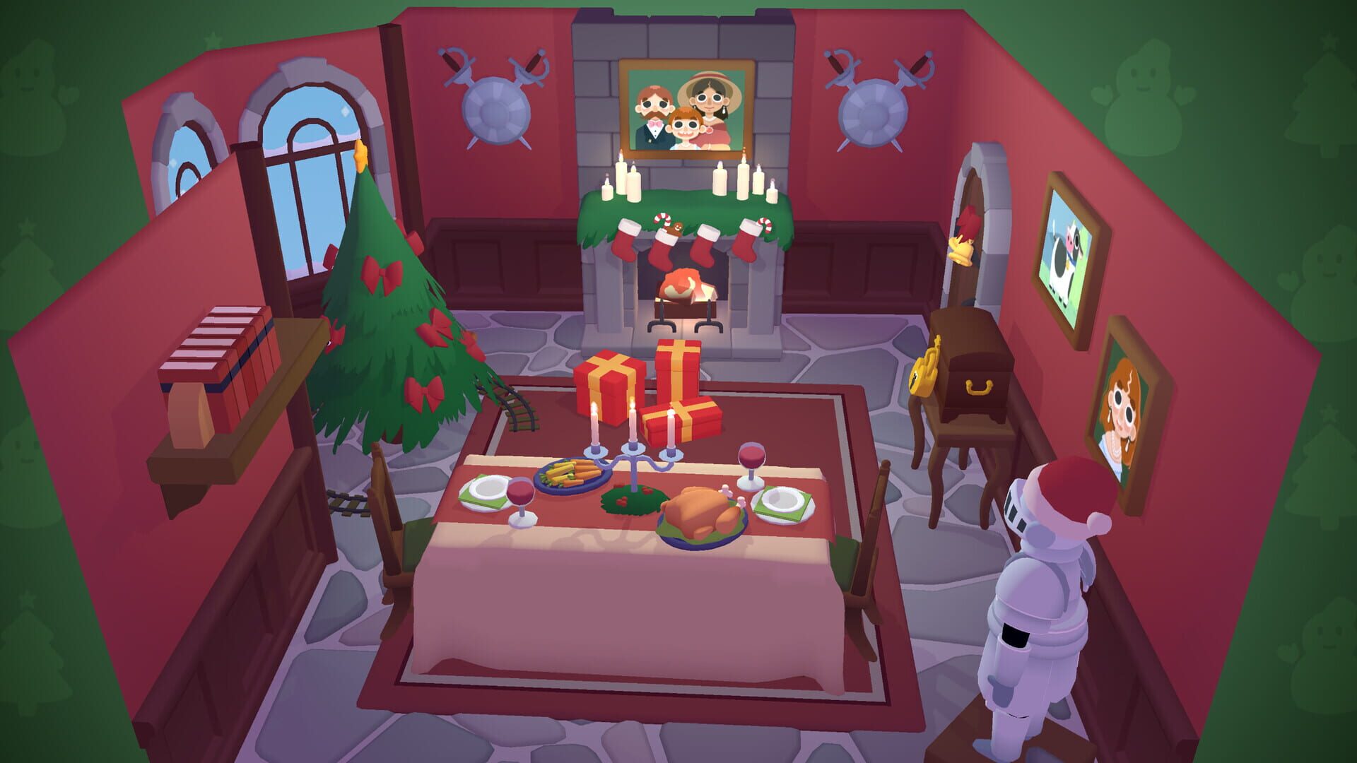 Peek-A-Mimic Christmas Castle