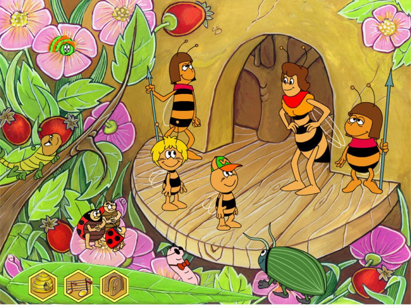 Maya the Bee: What a Thunderstorm
